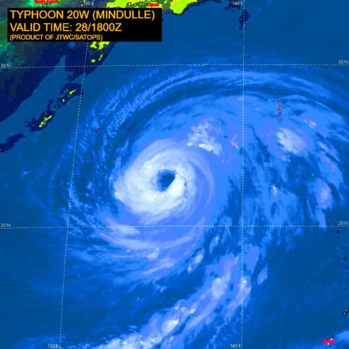 TY 20W(MINDULLE) a powerful CAT 4 once again//Atlantic: Hu 18L(SAM) CAT 4: confirmed by aircraft recon,29/06utc