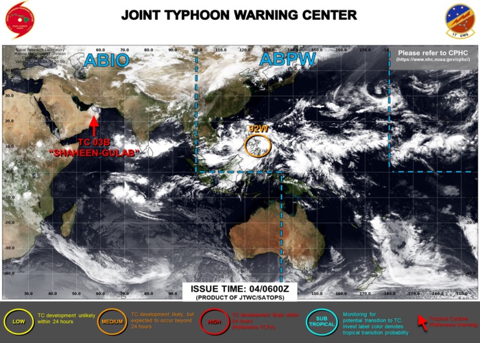 Invest 92W set to intensify once over the SCS//93W and 91S too weak to be on the map yet//Atlantic: 18L(SAM) still a CAT 2,04/06utc