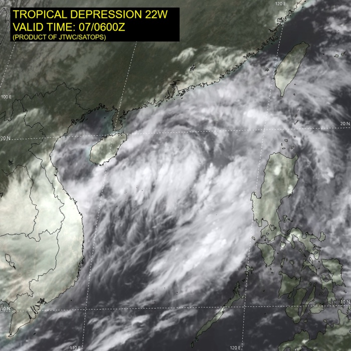 SATELLITE ANALYSIS, INITIAL POSITION AND INTENSITY DISCUSSION: TROPICAL DEPRESSION (TD) HAS SLOWLY CONSOLIDATED OVER THE PAST TWELVE HOURS AND HAS TRANSITIONED FROM A MONSOON DEPRESSION INTO A WARM-CORE TROPICAL SYSTEM. ANIMATED MULTISPECTRAL SATELLITE IMAGERY DEPICTS EXPOSED LOW-LEVEL CLOUD LINES WRAPPING INTO A BROAD CENTER WITH PERSISTENT CORE CONVECTION. A 070541Z AMSR2 89GHZ IMAGE REVEALS FORMATIVE CURVED BANDING PRIMARILY OVER THE EASTERN SEMICIRCLE WITH A RAGGED CENTER. A 070236Z ASCAT-B IMAGE INDICATES THE WIND FIELD HAS STRENGTHENED AND CONTRACTED WITH 25-30 KNOT WINDS WRAPPING IN CLOSER TO CENTER WITH A 130KM RADIUS OF MAXIMUM WINDS, WHICH IS MORE TYPICAL OF A TROPICAL SYSTEM. THE INITIAL POSITION IS PLACED WITH MEDIUM CONFIDENCE BASED ON THE ASCAT-B IMAGE. THE INITIAL INTENSITY OF 30 KNOTS IS ASSESSED WITH MEDIUM CONFIDENCE BASED ON THE ASCAT DATA BUT IS HEDGED SLIGHTLY HIGHER THAN THE AGENCY DVORAK ESTIMATES. ENVIRONMENTAL CONDITIONS REMAIN FAVORABLE WITH MODERATE POLEWARD AND EQUATORWARD OUTFLOW AND LOW (5-10KT) VERTICAL WIND SHEAR. SEA SURFACE TEMPERATURES OF 29-30C ARE CONDUCIVE. SATELLITE ANALYSIS, INITIAL POSITION AND INTENSITY DISCUSSION: TROPICAL DEPRESSION (TD) HAS SLOWLY CONSOLIDATED OVER THE PAST TWELVE HOURS AND HAS TRANSITIONED FROM A MONSOON DEPRESSION INTO A WARM-CORE TROPICAL SYSTEM. ANIMATED MULTISPECTRAL SATELLITE IMAGERY DEPICTS EXPOSED LOW-LEVEL CLOUD LINES WRAPPING INTO A BROAD CENTER WITH PERSISTENT CORE CONVECTION. A 070541Z AMSR2 89GHZ IMAGE REVEALS FORMATIVE CURVED BANDING PRIMARILY OVER THE EASTERN SEMICIRCLE WITH A RAGGED CENTER. A 070236Z ASCAT-B IMAGE INDICATES THE WIND FIELD HAS STRENGTHENED AND CONTRACTED WITH 25-30 KNOT WINDS WRAPPING IN CLOSER TO CENTER WITH A 130KM RADIUS OF MAXIMUM WINDS, WHICH IS MORE TYPICAL OF A TROPICAL SYSTEM. THE INITIAL POSITION IS PLACED WITH MEDIUM CONFIDENCE BASED ON THE ASCAT-B IMAGE. THE INITIAL INTENSITY OF 30 KNOTS IS ASSESSED WITH MEDIUM CONFIDENCE BASED ON THE ASCAT DATA BUT IS HEDGED SLIGHTLY HIGHER THAN THE AGENCY DVORAK ESTIMATES. ENVIRONMENTAL CONDITIONS REMAIN FAVORABLE WITH MODERATE POLEWARD AND EQUATORWARD OUTFLOW AND LOW (5-10KT) VERTICAL WIND SHEAR. SEA SURFACE TEMPERATURES OF 29-30C ARE CONDUCIVE.