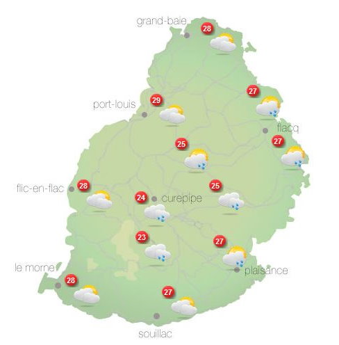 ILES SOEURS: Dimanche 10 Octobre 2021: les prévisions du temps pour MAURICE et la RÉUNION ILES SOEURS: Dimanche 10 Octobre 2021: les prévisions du temps pour MAURICE et la RÉUNION