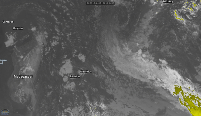ILES SOEURS: Dimanche 10 Octobre 2021: les prévisions du temps pour MAURICE et la RÉUNION
