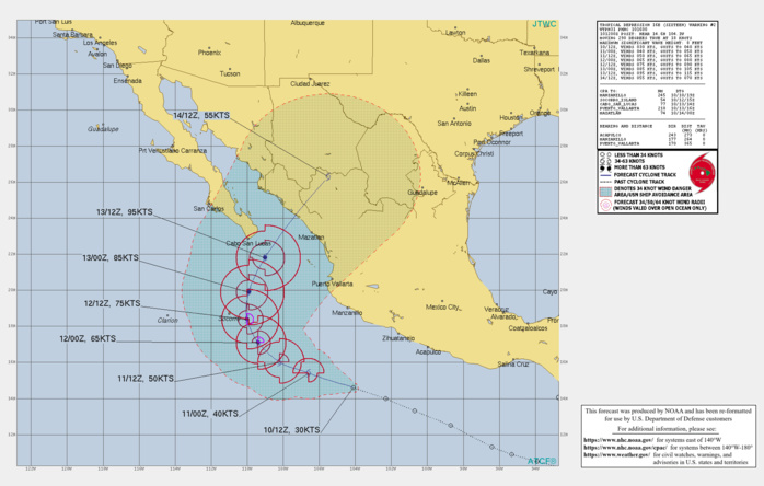 TS 24W(KOMAPSU) and TS 23W(NAMTHEUN) both intensifying gradually//Eastern North Pacific:TD 16E set to intensify markedly next 48h,10/16utc