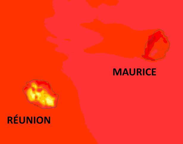 ILES SOEURS: Jeudi 14 Octobre 2021: les prévisions du temps pour MAURICE et la RÉUNION