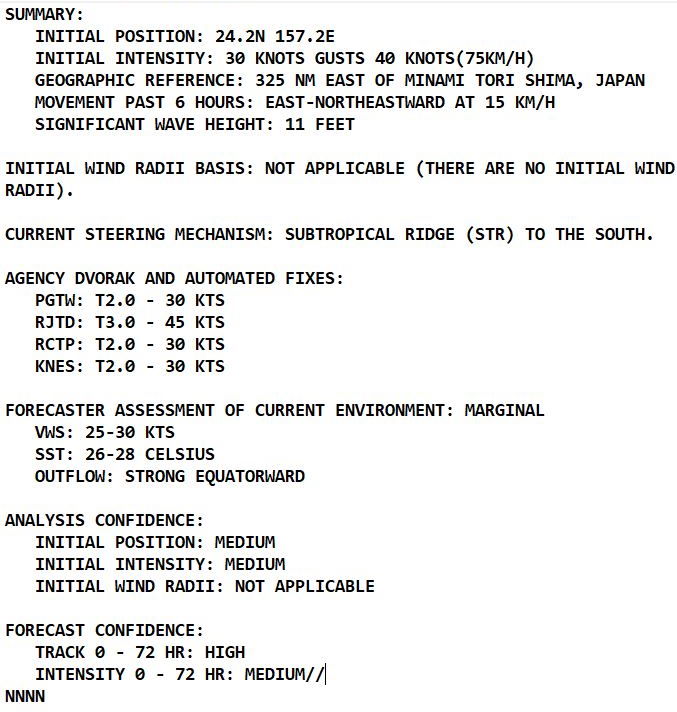 TD 24W(KOMPASU) Final Warning/ TS 23W(NAMTHEUN) taking on Subtropical features/TD 16E(PAMELA) Final Warning,14/09utc