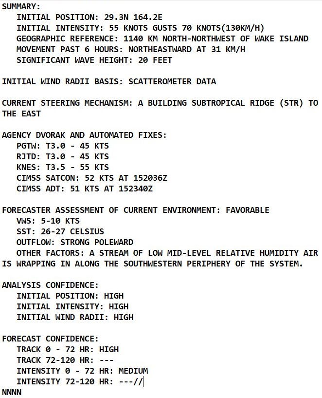 TS 23W(NAMTHEUN) Smap and Ascat-c suggested winds just below Typhoon intensity near the center, 16/03utc