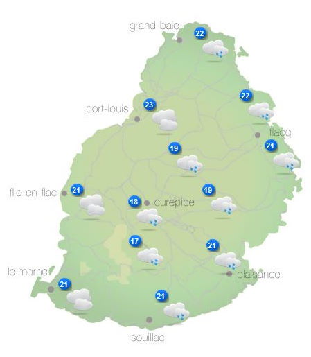 ILES SOEURS: cartes+prévisions du temps pour MAURICE/RÉUNION pour ce Lundi 25 Octobre 2021, tendances semaine ILES SOEURS: cartes+prévisions du temps pour MAURICE/RÉUNION pour ce Lundi 25 Octobre 2021, tendances semaine