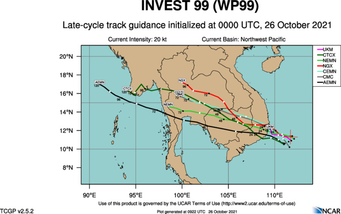 MODEL DISCUSSION: TRACK AND INTENSITY GUIDANCE IS IN GOOD AGREEMENT THROUGH THE SHORT DURATION OF THE FORECAST PERIOD, LENDING HIGH CONFIDENCE TO THE JTWC FORECAST. MODEL DISCUSSION: TRACK AND INTENSITY GUIDANCE IS IN GOOD AGREEMENT THROUGH THE SHORT DURATION OF THE FORECAST PERIOD, LENDING HIGH CONFIDENCE TO THE JTWC FORECAST.