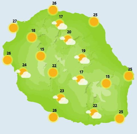 ILES SOEURS: cartes+prévisions pour MAURICE/RÉUNION pour ce Mercredi 27 Octobre 2021, changement de temps probable Vendredi ILES SOEURS: cartes+prévisions pour MAURICE/RÉUNION pour ce Mercredi 27 Octobre 2021, changement de temps probable Vendredi