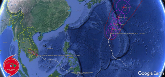 JTWC IS ISSUING 6HOURLY AND 3HOURLY SATELLITE BULLETINS ON TY 25W. WARNING 4/FINAL WAS ISSUED ON TD 26W. 3HOURLY SATELLITE BULLETINS ARE STILL ISSUED ON THE OVER-LAND REMNANTS OF  26W.