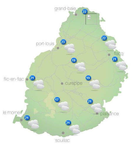 ILES SOEURS: journée du Jeudi 28 au soleil puis dégradation pluvio-orageuse pour la RÉUNION puis MAURICE, cartes détaillées et tendances weekend