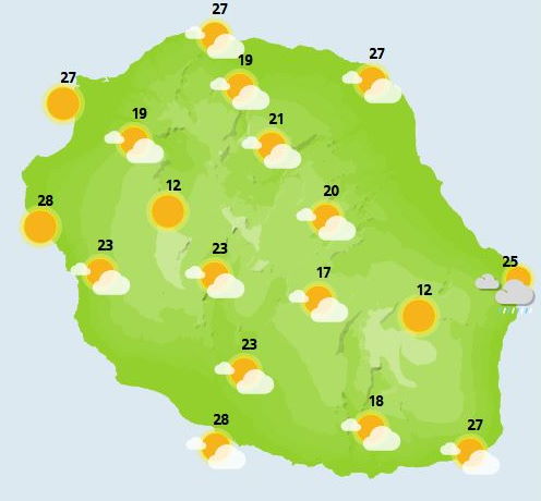 ILES SOEURS: prévisions+cartes détaillées pour ce weekend et le 01 Novembre pour MAURICE/RÉUNION, Perturbation Tropicale Sud-Est de Diégo
