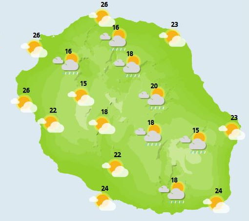 ILES SOEURS: prévisions+cartes détaillées pour ce weekend et le 01 Novembre pour MAURICE/RÉUNION, Perturbation Tropicale Sud-Est de Diégo