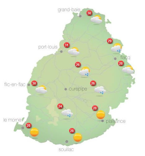 ILES SOEURS: prévisions+cartes détaillées pour ce 1ier Novembre 2021 pour MAURICE et la RÉUNION, temps calme le reste de la semaine? 