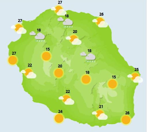 ILES SOEURS: prévisions+cartes détaillées pour MAURICE et la RÉUNION : 3 au 5 Novembre//Résidus de la Perturbation 93S au NE de RODRIGUES