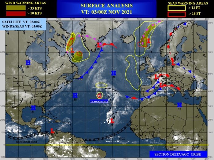 2 WEEK CYCLONIC DEVELOPMENT POTENTIAL: suppressed MJO and enhanced wind shear =calm tropics barring TS 21L(WANDA) and possible development over the Arabian Sea,03/11
