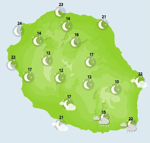 ILES SOEURS(MAURICE/RÉUNION): prévisions+cartes détaillées pour ce Vendredi 05 Novembre +weekend+tendances ultérieures/ Rodrigues: temps perturbé