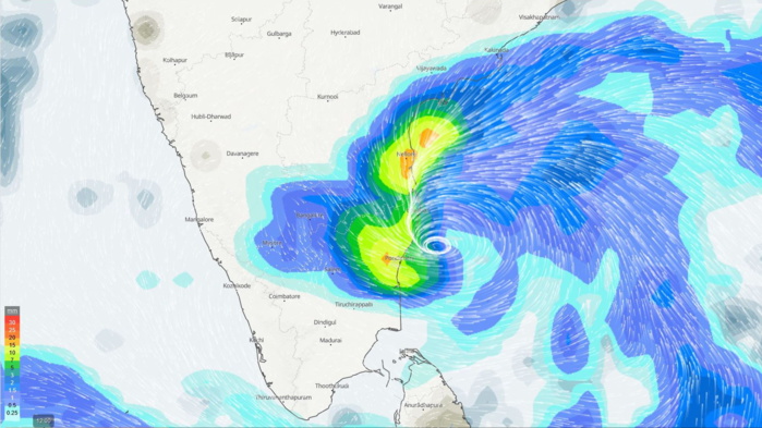 2 WEEK CYCLONIC DEVELOPMENT POTENTIAL: North Indian and Western Pacific under watch/Invest 91B is up-graded to MEDIUM while gradually approaching Indian coastline