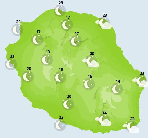 ILES SOEURS(MAURICE/RÉUNION): cartes détaillées+bulletins pour ce Vendredi 19 Novembre+ le Weekend et début de semaine prochaine