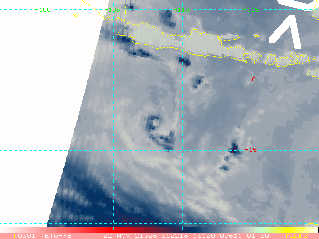 MICROWAVE DATA DEPICT A WELL-DEFINED CENTER AT LEAST AT THE MID-LEVELS.