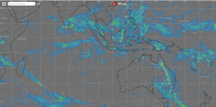 Final Warning on 01S(PADDY) with Invest 91S displaying flaring convection, 25/06utc Final Warning on 01S(PADDY) with Invest 91S displaying flaring convection, 25/06utc