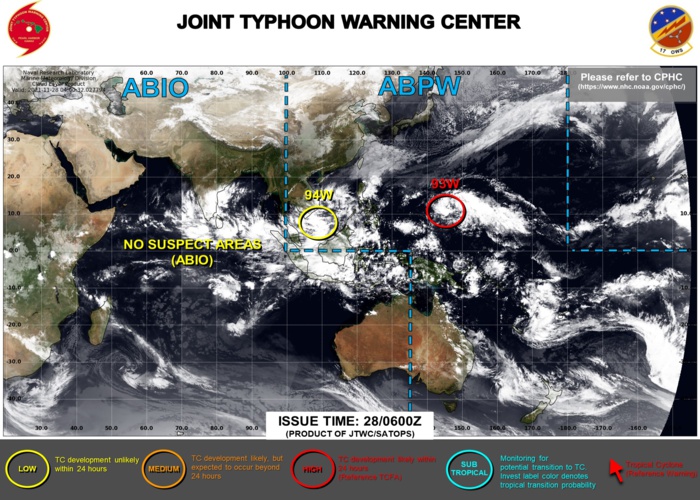 Invest 93W: expected to "DEVELOP LIKE A HOUSE ON FIRE" after 48hours// Invest 94W set to develop once over the Andaman Sea, 28/11utc