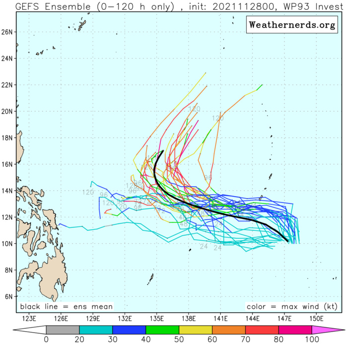 WHILE THERE IS NO CLOSED ISOBAR OR CLOSED LOW LEVEL CENTER(LLC) AT THIS TIME,  GLOBAL MODELS ARE IN AGREEMENT THAT A CLOSED CIRCULATION CENTER WILL  DEVELOP IN THE NORTHERN CUSP OF THE TROPICAL WAVE WITHIN THE NEXT 12  TO 24 HOURS, FOLLOWED BY RAPID CONSOLIDATION AND INTENSIFICATION IN  THE 24 HOURS FOLLOWING. 93W WILL GENERALLY TRACK TO THE NORTHWEST  OVER THE NEXT 48 HOURS AND DEVELOP LIKE A HOUSE ON FIRE.