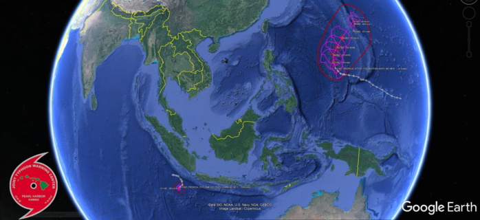 South Indian Ocean: Invest 92S is now TC 02S, should be short-lived, 01/09utc