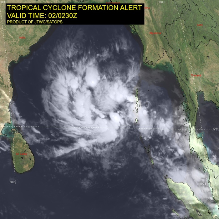 TY 27W(NYATOH) to peak within 12/18hours before being decapitated//Invest 94W: now High over the BOB// TC 02S(TERATAI): Final Warning,02/03utc