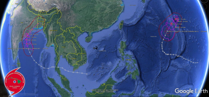 JTWC IS ISSUING 6HOURLY WARNINGS AND 3HOURLY SATELLITE BULLETINS ON 27W AND 05B. 3HOURLY SATELLITE BULLETINS ARE STILL ISSUED ON THE REMNANTS OF TC 02S(TERATAI).