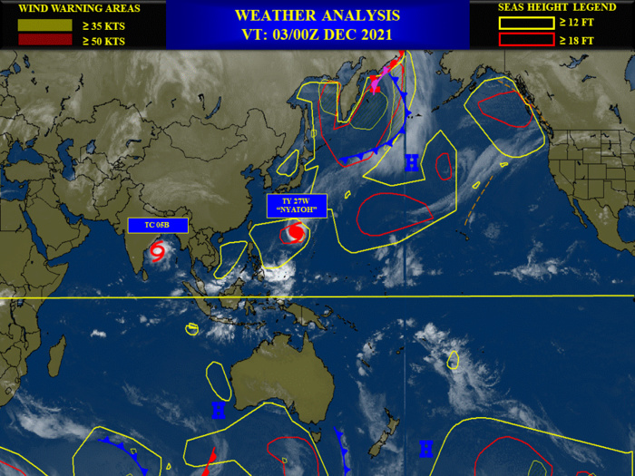 27W(NYATOH): smap validates 125knot intensity(CAT 4): expected dramatic weakening next 48h// TC 05B develops over the BOB,03/03utc 27W(NYATOH): smap validates 125knot intensity(CAT 4): expected dramatic weakening next 48h// TC 05B develops over the BOB,03/03utc