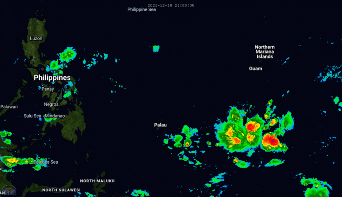 96W up-graded to MEDIUM, development likely next 48hours// 93P: 30knots gradually intensifying//95S and remnants of TC 02S, 11/03utc updates