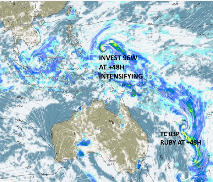 Invest 96W: significant intensification likely next 4/5 days,approaching the Philippines//TC 03P(RUBY): forecast to reach US/CAT2 by 36H,12/09utc Invest 96W: significant intensification likely next 4/5 days,approaching the Philippines//TC 03P(RUBY): forecast to reach US/CAT2 by 36H,12/09utc