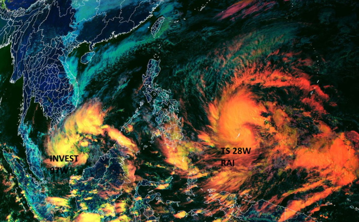 SATELLITE ANALYSIS, INITIAL POSITION AND INTENSITY DISCUSSION: ANIMATED MULTISPECTRAL SATELLITE IMAGERY (MSI) DEPICTS THE CENTRAL CONVECTION HAS BROKEN UP AND CONVECTIVE TOPS HAVE WARMED; HOWEVER, THE SYSTEM HAS BECOME MORE CONSOLIDATED AS FEEDER BANDS WRAPPED TIGHTER INTO THE LOW LEVEL CIRCULATION. THE INITIAL POSITION IS PLACED WITH MEDIUM CONFIDENCE BASED ON A SEMI-CIRCULATION FEATURE IN THE 140403Z ATMS MICROWAVE IMAGE. THE INITIAL INTENSITY IS PLACED WITH MEDIUM CONFIDENCE BASED ON AN OVERALL ASSESSMENT OF AGENCY AND AUTOMATED DVORAK ESTIMATES AND REFLECTS THE OVERALL IMPROVEMENT, ALBEIT SLIGHT. ANALYSIS INDICATES A FAVORABLE ENVIRONMENT WITH LOW VWS, STRONG OUTFLOW, AND WARM SST IN THE PHILIPPINE SEA. THE CYCLONE IS TRACKING ALONG THE SOUTHERN PERIPHERY OF THE STR TO THE NORTH. SATELLITE ANALYSIS, INITIAL POSITION AND INTENSITY DISCUSSION: ANIMATED MULTISPECTRAL SATELLITE IMAGERY (MSI) DEPICTS THE CENTRAL CONVECTION HAS BROKEN UP AND CONVECTIVE TOPS HAVE WARMED; HOWEVER, THE SYSTEM HAS BECOME MORE CONSOLIDATED AS FEEDER BANDS WRAPPED TIGHTER INTO THE LOW LEVEL CIRCULATION. THE INITIAL POSITION IS PLACED WITH MEDIUM CONFIDENCE BASED ON A SEMI-CIRCULATION FEATURE IN THE 140403Z ATMS MICROWAVE IMAGE. THE INITIAL INTENSITY IS PLACED WITH MEDIUM CONFIDENCE BASED ON AN OVERALL ASSESSMENT OF AGENCY AND AUTOMATED DVORAK ESTIMATES AND REFLECTS THE OVERALL IMPROVEMENT, ALBEIT SLIGHT. ANALYSIS INDICATES A FAVORABLE ENVIRONMENT WITH LOW VWS, STRONG OUTFLOW, AND WARM SST IN THE PHILIPPINE SEA. THE CYCLONE IS TRACKING ALONG THE SOUTHERN PERIPHERY OF THE STR TO THE NORTH.