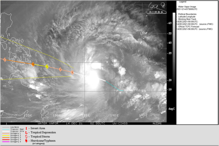INCREASING POLEWARD OUTFLOW SHOULD INDUCE INTENSIFICATION. INCREASING POLEWARD OUTFLOW SHOULD INDUCE INTENSIFICATION.
