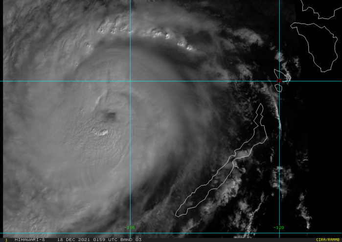 Typhoon 28W(RAI) once again a strong CAT 3 to the West of the Philippines// Invest 94B over the BOB, 18/03utc Typhoon 28W(RAI) once again a strong CAT 3 to the West of the Philippines// Invest 94B over the BOB, 18/03utc