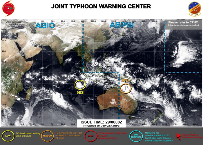 JTWC IS ISSUING 3HOURLY SATELLITE BULLETINS ON INVEST 97S. JTWC IS ISSUING 3HOURLY SATELLITE BULLETINS ON INVEST 97S.