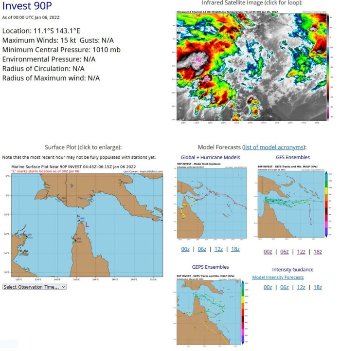 Invest 99P on the map and expected to develop a bit// Invest 90P not on the map yet, 06/0630utc