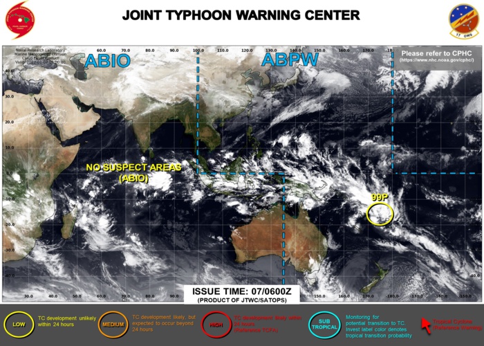 Invest 99P and Invest 90P up-dates//Ecmwf map getting busier, 07/08utc updates