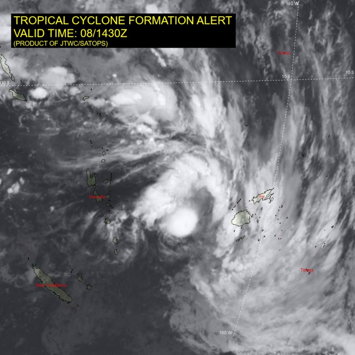 Tropical Cyclone Formation Alert issued for Invest 99P, Invest 90P up-graded to MEDIUM, 08/18utc Tropical Cyclone Formation Alert issued for Invest 99P, Invest 90P up-graded to MEDIUM, 08/18utc