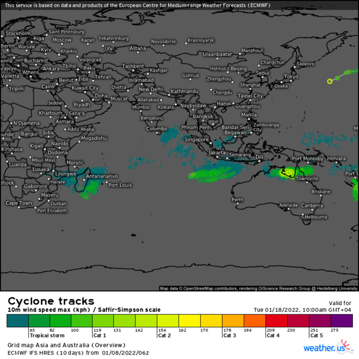 Tropical Cyclone Formation Alert issued for Invest 99P, Invest 90P up-graded to MEDIUM, 08/18utc