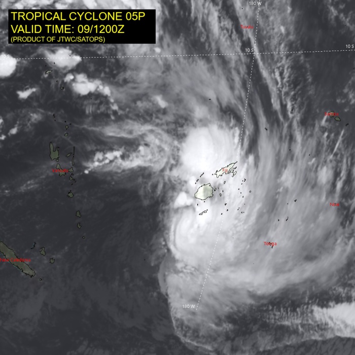 SATELLITE ANALYSIS, INITIAL POSITION AND INTENSITY DISCUSSION: ANIMATED ENHANCED INFRARED (EIR) SATELLITE IMAGERY DEPICTS CYCLING CONVECTION NEAR AND OBSCURING THE ASSESSED LOW LEVEL CIRCULATION CENTER (LLCC). THE CONVECTIVE MASS WAS VERY COMPACT, BUT WELL DEFINED AT THE 1200Z HOUR, SUBSEQUENTLY WEAKENED AND BECAME DISORGANIZED, BUT IS ONCE AGAIN FLARING BY THE 1330Z HOUR. UNFORTUNATELY THERE HAS BEEN NO RECENT MICROWAVE IMAGERY, BUT 090924Z ASCAT-B AND 091019 ASCAT-C PASSES SHOWED THE COMPACT CIRCULATION CENTER TO GOOD EFFECT, AND AN EXTRAPOLATION OF THESE CENTERS PROVIDED MEDIUM CONFIDENCE TO THE INITIAL POSITION. THE SCATTEROMETER PASSES SHOWED 35 KNOT WINDS WITHIN 110KM OF THE CENTER TO BOTH THE NORTHWEST AND SOUTH OF THE CENTER, AND PROVIDED GOOD SUPPORT TO INCREASE THE INITIAL INTENSITY TO 35 KNOTS. AGENCY CURRENT INTENSITY ESTIMATES ROUGHLY ALIGNED WITH THE SCATTEROMETER MEASUREMENTS AND GAVE HIGH CONFIDENCE TO THE INITIAL INTENSITY.