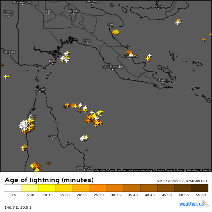 TC 06P: INNER CORE LIGHTNING BURSTS