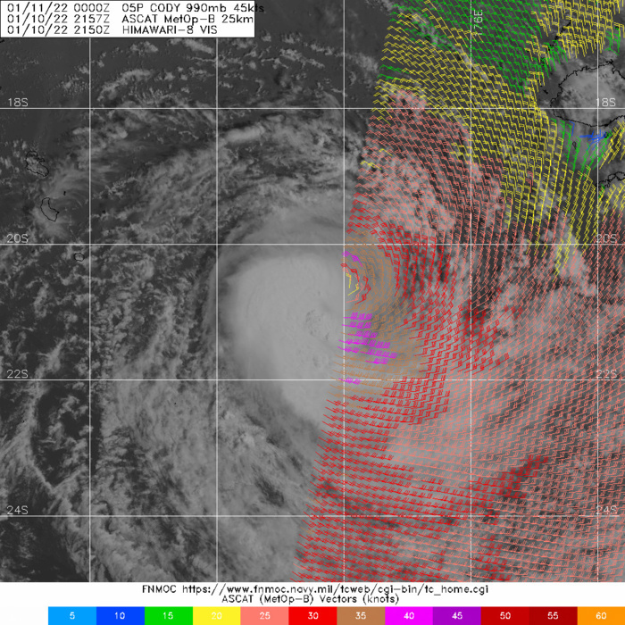 TC 06P(TIFFANY) re-intensifying over the GOC// TC 05P(CODY) intensifying again, 11/03utc