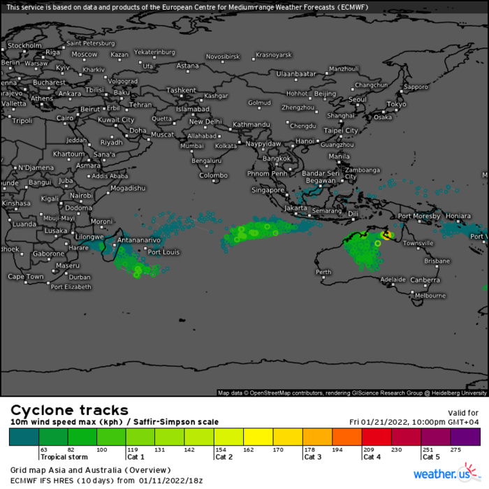 Cyclones: Pacific duo, TC 06P(TIFFANY) and TC 05P(CODY) updates 12/03utc