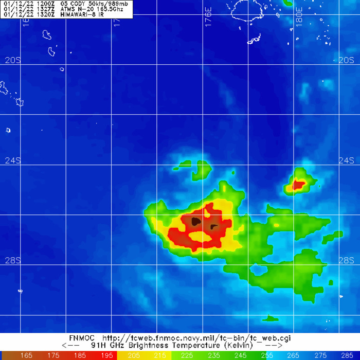 TC 05P(CODY) forecast to overcome dry air and increasing shear over 24hours// Over-land TC 06P(TIFFANY) still monitored, 12/15utc