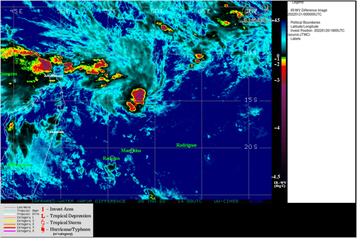Tropical Cyclone Formation Alert(TCFA) for Invest 93S, 21/02utc Tropical Cyclone Formation Alert(TCFA) for Invest 93S, 21/02utc
