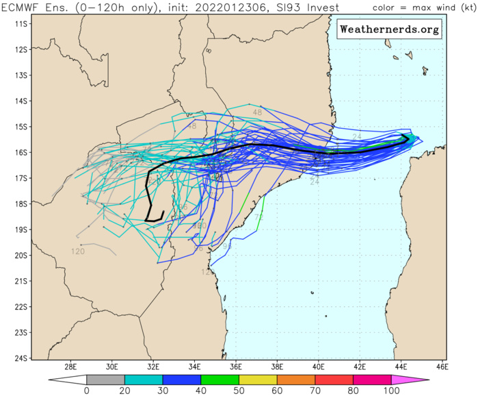TC 07S is intensifying over the MOZ Channel while approaching Mozambique coastline// Invest 96S on the map, 23/15utc