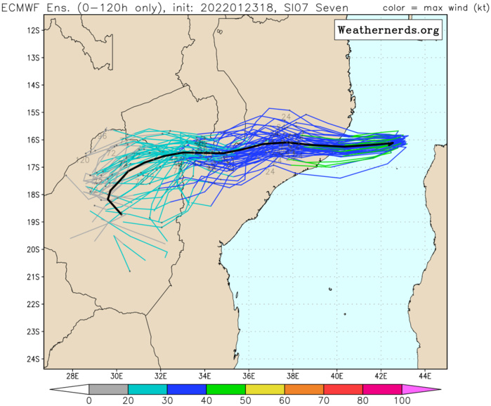 TC 07S(ANA) intensifying and bearing down on MOZ// Invest 96W now MEDIUM and Invest 91W on the map, 24/03utc