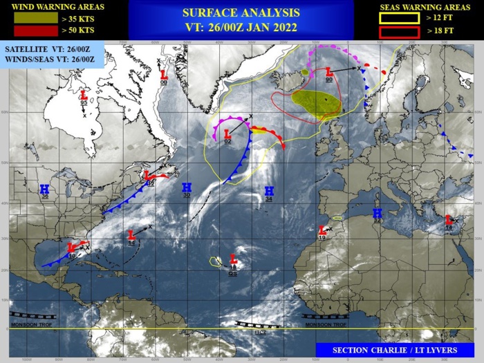2 WEEK CYCLONIC DEVELOPMENT POTENTIAL: South Indian and South Pacific oceans likely to be active next 2 weeks, 26/01