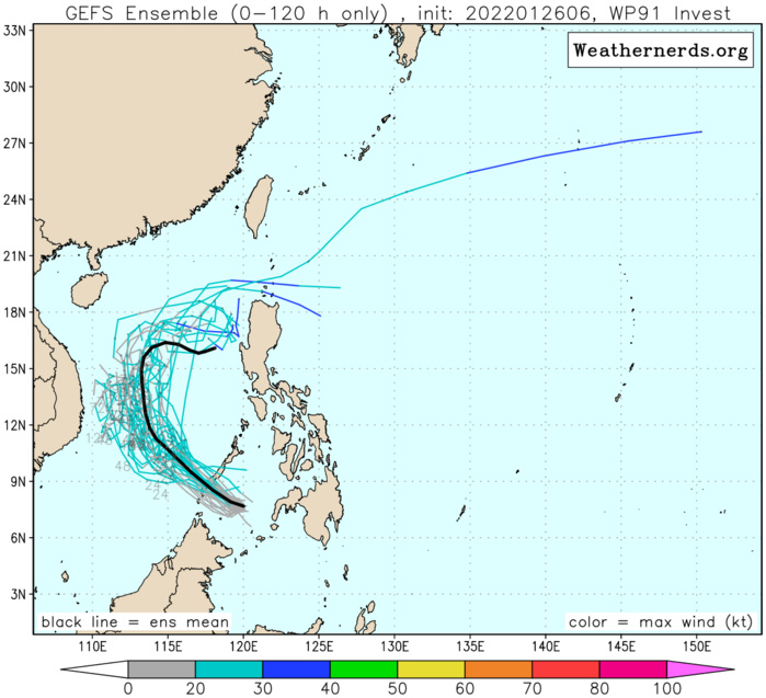 GLOBAL MODELS ARE IN GENERAL AGREEMENT ON THE WESTWARD TRACK OF INVEST 91W AND DESPITE THE MARGINALLY FAVORABLE ENVIRONMENT, INDICATES THE SYSTEM IS NOT EXPECTED TO REACH WARNING CRITERIA IN THE NEXT 48 HOURS. GLOBAL MODELS ARE IN GENERAL AGREEMENT ON THE WESTWARD TRACK OF INVEST 91W AND DESPITE THE MARGINALLY FAVORABLE ENVIRONMENT, INDICATES THE SYSTEM IS NOT EXPECTED TO REACH WARNING CRITERIA IN THE NEXT 48 HOURS.